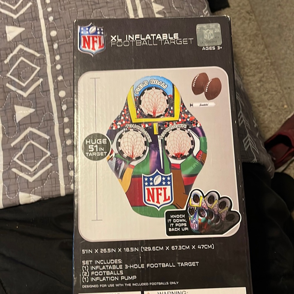 XL Inflatable Football Target